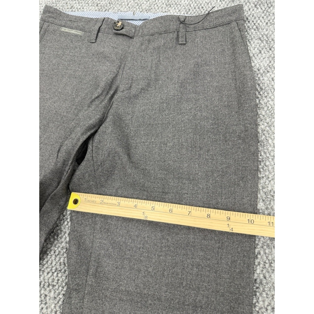 Eleventy Men's 31x33 Gray Wool Chino Pants Trousers Made in Italy - Picture 15 of 16